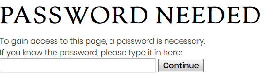 password negata