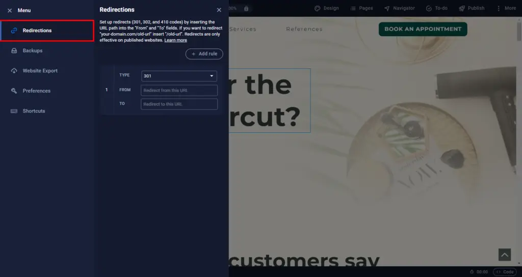 redirect